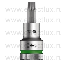WERA 8767 C HF TORX® Торцевая головка с отвёрточной вставкой с приводом 1/2", с фиксирующей функцией, размер: TX45х60 мм. WE-003835