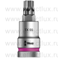 WERA 8767 C HF TORX® Торцевая головка с отвёрточной вставкой с приводом 1/2", с фиксирующей функцией, размер: TX55х60 мм. WE-003837