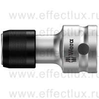 WERA 8784 C2 Zyklop переходник с квадрата на шестигранник, 5/16" C 8 x DR 1/2" x 44 мм, с быстро-зажимным патроном, WE-003641