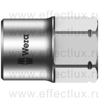 WERA 8790 FA Zyklop Головка торцевая шестигранная, DR 1/4", 8 мм, применительно для прямого соединения к трещотке 8005 Zyklop Mini 2 WE-003675