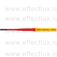 WERA 60 iS Take it easy SL Kraftform Kompakt VDE Отвёртка-насадка сменная шлицевая с зауженным стержнем, 0.8 x 4.0 x 157 мм. WE-006507