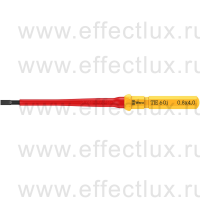 WERA 60 i Take it easy SL Kraftform Kompakt VDE Отвёртка-насадка сменная шлицевая, 0.8 x 4.0 x 157 мм. WE-006503