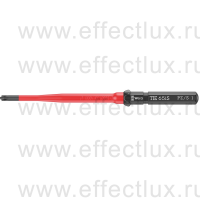 WERA 65 iS PZ/S Take it easy Kraftform Kompakt VDE Отвёртка-насадка сменная PlusMinus с зауженным стержнем, # 1 x 157 мм. WE-006530