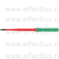 WERA 67 iS TORX® Take it easy Kraftform Kompakt VDE Отвёртка-насадка сменная с зауженным стержнем, TX 15 x 157 мм. WE-006540