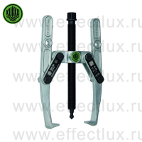 KUKKO Серия 205 Универсальный двух-захватный съёмник с шарнирными захватами и регулировкой глубины фиксации 220х26-250 мм. Артикул: 205-02