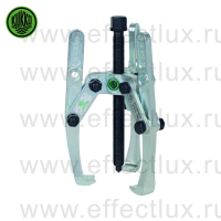 KUKKO Серия 206 Универсальный трёх-захватный съёмник с шарнирными захватами и регулировкой глубины фиксации 100х15-100 мм. Артикул: 206-00