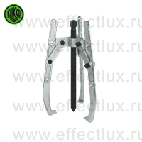 KUKKO Серия 206 Универсальный трёх-захватный съёмник с шарнирными захватами и регулировкой глубины фиксации 540х37-500 мм. Артикул: 206-3