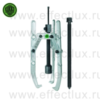 KUKKO Серия 206-B Универсальный трёх-захватный съёмник с шарнирными захватами, регулировкой глубины фиксации и длинным гидравлическим шпинделем (включая механический шпиндель) 540х37-500 мм. Артикул: 206-3-B