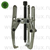 KUKKO Серия 207 Универсальный трёх-захватный съёмник с шарнирными захватами и регулировкой глубины фиксации 220х26-300 мм. Артикул: 207-02