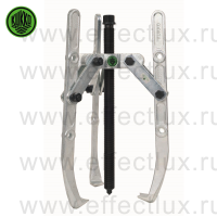 KUKKO Серия 207 Универсальный трёх-захватный съёмник с шарнирными захватами и регулировкой глубины фиксации 400х37-450 мм. Артикул: 207-2