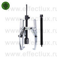 KUKKO Серия 207-B Универсальный трёх-захватный съёмник с шарнирными захватами, регулировкой глубины фиксации и длинным гидравлическим шпинделем (включая механический шпиндель) 180х37-400 мм. Артикул: 207-1-B