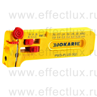 JOKARI® Инструмент для снятия тонкой изоляции PVC-Plus 002 в электронике, моделировании, телекоммуникациях Ø 0,25-0,80 мм. артикул 40025