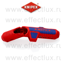 KNIPEX ErgoStrip Cтриппер универсальный для круглых проводов, 0.2-4 мм², d8-13 мм., длина 135 мм. для левшей KN-169502SB