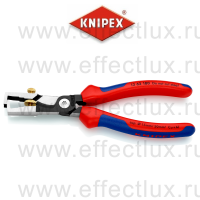 KNIPEX StriX стриппер-кабелерез 2-в-1, 180 мм, фосфатированные, 2-компонентные ручки KN-1362180