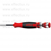 WIHA 3803 02-021 Магазинный держатель бит SoftFinish SL PH PZ TX HX LiftUp 25, 12 бит WI-38601