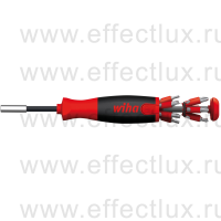 WIHA SB 3803 02-020 Магазинный держатель бит SoftFinish SL PH PZ TX LiftUp 25, 12 бит в блистере WI-38605