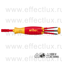 WIHA 2831 09 023 Держатель бит LiftUp electric VDE ClicFix SL PZ SL/PZ2 WI-41234