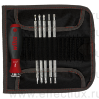 WIHA 281 T6 01 Набор комбинированных жал Wiha System 6, SL PH PZ TX, 6 предметов WI-32298