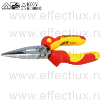 WIHA Z 05 0 06 160 VDE Плоско-круглогубцы "Professional" electric прямая форма, длина 160 мм. WI-26720