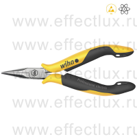 WIHA Z 36 0 04 120 ESD Плоско-круглогубцы "Professional" антистатические, прямая форма, длина 120 мм. WI-10348