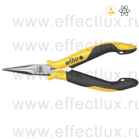 WIHA Z 36 0 04 145 ESD Плоско-круглогубцы "Professional" антистатические, прямая форма, длина 145 мм. WI-27905