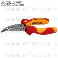 WIHA Z 05 1 06 160 VDE Плоско-круглогубцы "Professional" electric изогнутая форма под углом 40°, длина 160 мм. WI-26728
