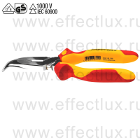 WIHA Z 05 1 06 200 VDE Плоско-круглогубцы "Professional" electric изогнутая форма под углом 40°, длина 200 мм. WI-26729