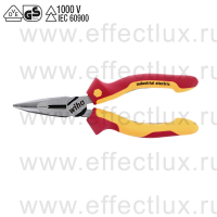 WIHA Z 05 1 09 200 VDE Плоско-круглогубцы "Industrial" electric, изогнутая форма под углом 40°, длина 200 мм. WI-35462