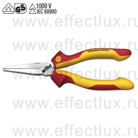 WIHA Z 07 0 06 160 VDE Удлинённые плоскогубцы "Professional" electric, прямая форма, длина: 160 мм. WI-26732