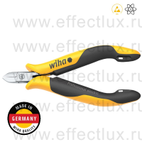 WIHA Z 43 1 04 115 Антистатические бокорезы "Professional ESD" длина: 115 мм. узкая, полукруглая головка для мягкой проволоки WI-26826