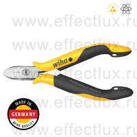 WIHA Z 44 3 04 115 Антистатические бокорезы "Professional ESD" длина: 115 мм. широкая полукруглая головка с небольшим скошенным краем WI-26832