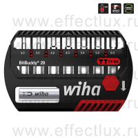 WIHA SB 7945-TY303 Набор бит TY BitBuddy® HEX3, HEX4, HEX5, HEX6 1/4", 29 мм. 8 предметов WI-42135