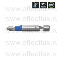 WIHA 7042-T902 Набор бит T-bit Pozidriv PZ2 1/4" 50 мм. 5 предметов WI-41641