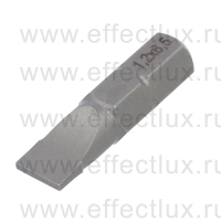 WIHA 7010 Z 6,5 Бита Standard Slotted 25 мм. 1/4" Прямой шлиц 1,2х6,5 мм. WI-01626