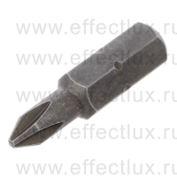 WIHA 7011 Z PH1 Бита Standard Phillips 25 мм. 1/4" Крестовой шлиц PH1 WI-01657