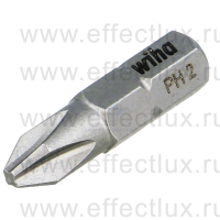 WIHA 7011 Z PH2 Бита Standard Phillips 25 мм. 1/4" Крестовой шлиц PH2 WI-01658