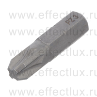 WIHA 7012 Z PZ3 Бита Standard Pozidriv 25 мм. 1/4" Крестовой шлиц PZ3 WI-01690