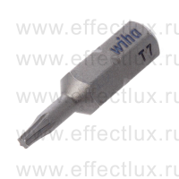 WIHA 7015 Z T7 Бита Standard TORX® 25 мм. 1/4" T7 WI-01713