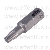 WIHA 7015 Z T20 Бита Standard TORX® 25 мм. 1/4" T20 WI-01718