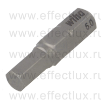 WIHA 7013 Z 5.0 Бита Standard HEX 25 мм. 1/4" 5.0 мм. WI-01707