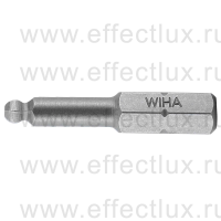 WIHA 7017 Z 2.5 Бита Standard HEX со сферической головкой 38 мм. 1/4" 2.5 мм. WI-01736