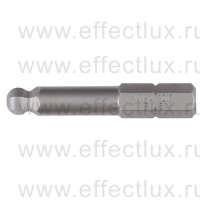 WIHA 7017 Z 5.0 Бита Standard HEX со сферической головкой 38 мм. 1/4" 5.0 мм. WI-01739