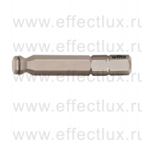 WIHA 7017R Z 6.0 Бита Standard HEX MagicRing® со сферической головкой 38 мм. 1/4" 6.0 мм. WI-22962