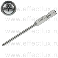 WIHA 7041 Z PH0 x 70 Бита Professional Phillips 70 мм. 1/4" PH0 x 70 мм. WI-35456