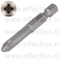 WIHA 7042 Z PZ2 x 50 Бита Professional Pozidriv 50 мм. 1/4" PZ2 x 50 мм. WI-33707