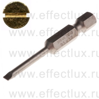 WIHA 7040 Z 0,5 x 3,0 x 50 Бита Professional Schlitz 50 мм. 1/4" 0,5 x 3,0 x 50 мм. WI-01790