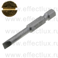 WIHA 7040 Z 0,6 x 4,5 x 50 Бита Professional Schlitz 70 мм. 1/4" 0,6 x 4,5 x 50 мм. WI-01793