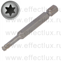 WIHA 7045BE T27 x 50 Бита Professional TORX® со сферической головкой 50 мм. 1/4" T27 x 50 мм. WI-32413