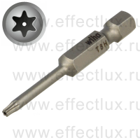 WIHA 7045 Z TR T8H x 50 Бита Professional TORX® H Tamper Resistant 50 мм. 1/4" T8H x 50 мм. WI-21047