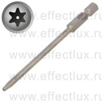 WIHA 7045 Z TR T10H x 90 Бита Professional TORX® H Tamper Resistant 90 мм. 1/4" T10H x 90 мм. WI-39188